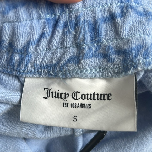 Juicy Couture Crystal Embellished Terry Textured Shorts S - Picture 3 of 4